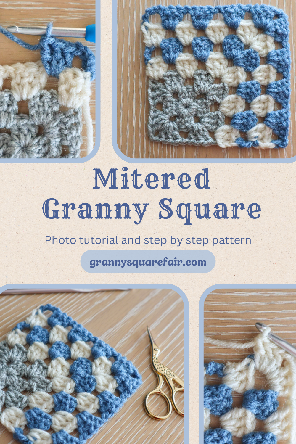 mitered granny square