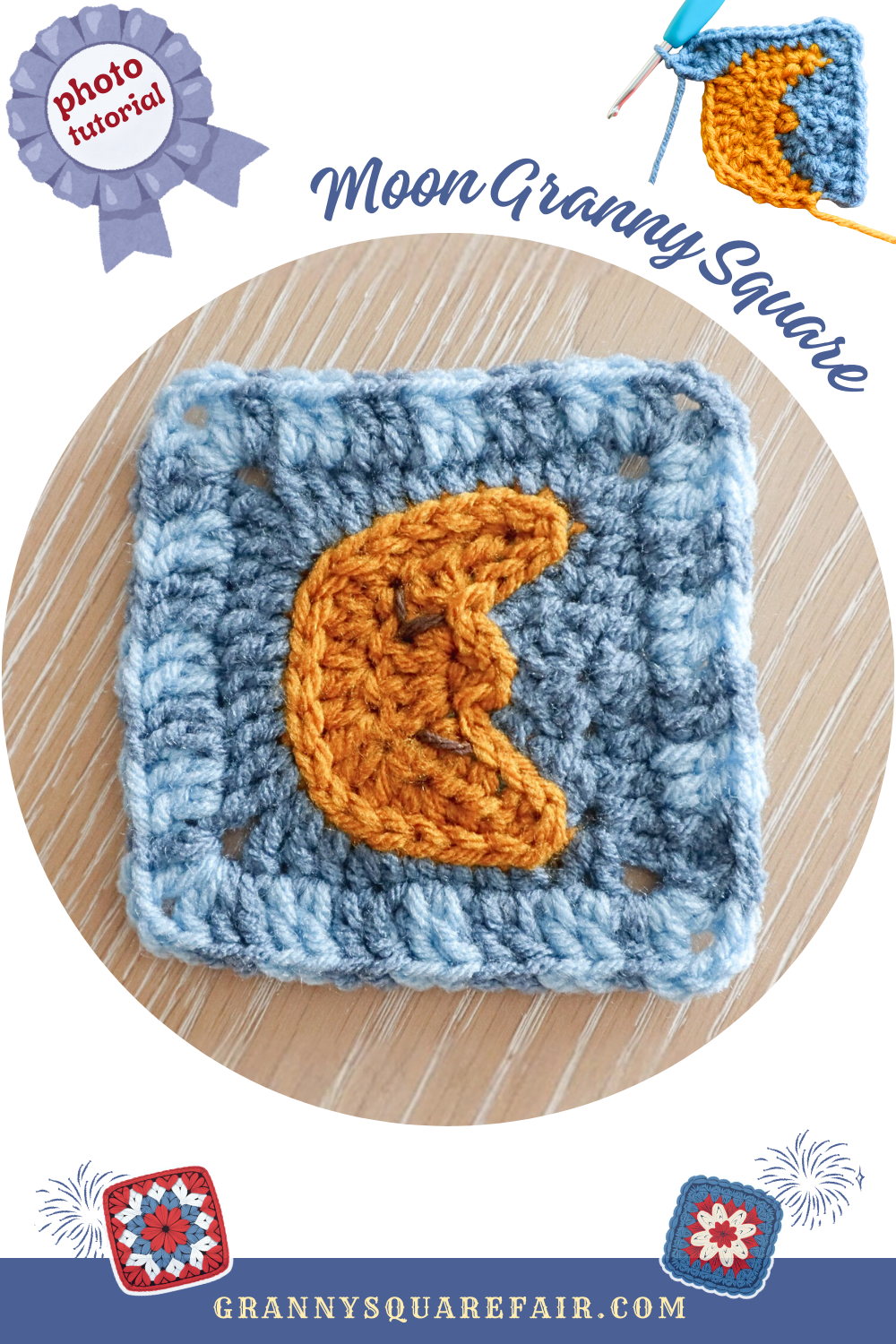 Man In The Moon Granny Square